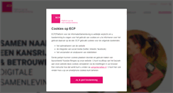Desktop Screenshot of ecp.nl